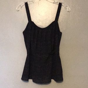 CAbi navy/white cami size 10